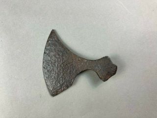 Ancient Battle Ax iron with ornament Kievan Rus - Vikings 9 - 12 century AD. 2