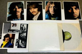 The White Album By The Beatles 2x Lp Apple Label Embossed W Inserts Numbered