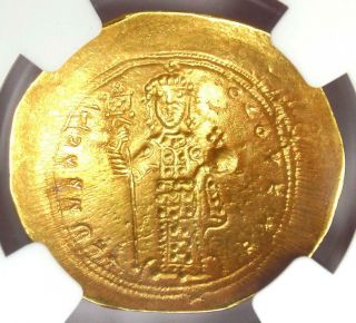 Constantine X AV Gold Histamenon Nomisma Christ Coin (1059 - 67 AD) - NGC MS (UNC) 4