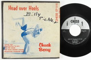 Rock & Roll Ep - Chuck Berry - Head Over Heels - Chess - Mp3 - Rare Pic Sleeve
