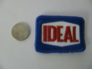 Vintage Ideal Oil Gas Gasoline Embroidered Patch Nos Old Stock