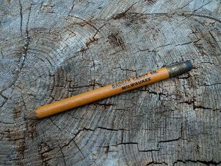 Old Jumbo Lead Pencil From The Badger Candy Co.  Milwaukee Wi
