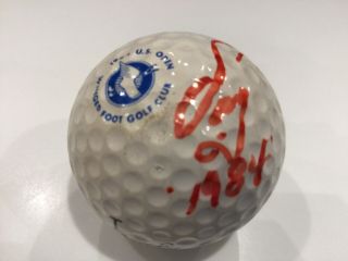Fuzzy Zoeller Signed 1984 Us Open Golf Ball Jsa.  Very Rare