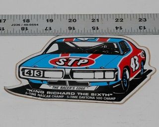 Vintage1971 Stp Richard Petty Dodge Charger Nascar Daytona Sticker