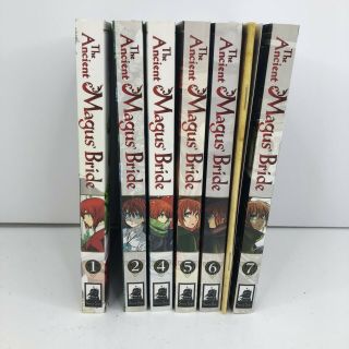 The Ancient Magus Bride English Manga Volume 1 2 4 5 6 7,  Special Booklet