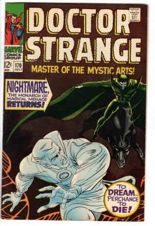 Doctor Strange 170 (1968) - Grade 7.  0 - Battle With Nightmare In Ancient One