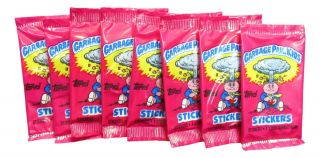 (8) 1985 Topps Uk Garbage Pail Kids Series 1 Wax Packs