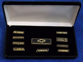 Chevrolet Pin Case With 10 Pins Accessory Fits Camaro Blazer Gm Bowtie Tahoe