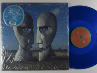 Pink Floyd The Division Bell Pink Floyd 2xlp Vg,  Blue Vinyl Reissue Gatefold ^
