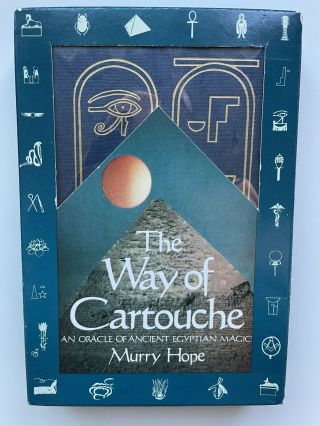 The Way Of Cartouche Book & Cards - Oracle Of Ancient Egyptian Magic By Murry Hope
