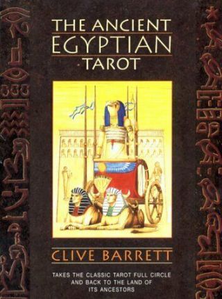 The Ancient Egyptian Tarot (an Aquarian Book) Barrett,  Clive