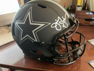 Jimmy Johnson Autographed Cowboys Eclipse Authentic Full - Size Football Helmet