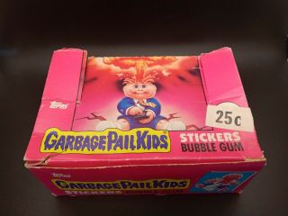 1985 Topps Uk Garbage Pail Kids Mini Box Series 1 Gpk
