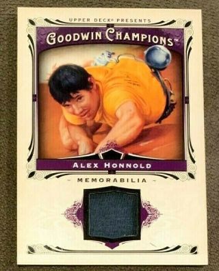 2013 Upper Deck Goodwin Champions Memorabilia Alex Honnold M - Ah