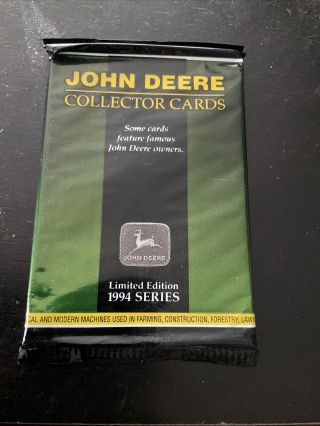 Pack 1994 John Deere Collector Series Limited Edition