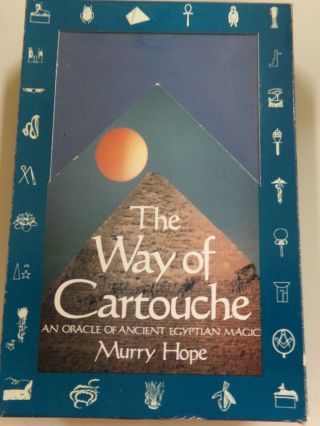 The Way Of Cartouche Book & Cards Oracle Of Ancient Egyptian Magic,  Murry Hope