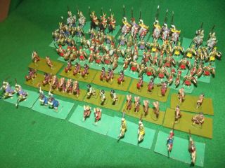 15mm Painted Ancient Greek Army X120 Wargames Dba Adlg Fob Minifigs / Others