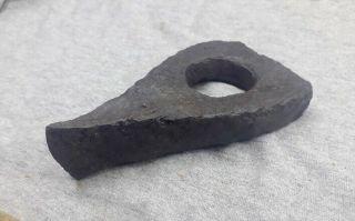 Battle Axe Ancient Rare Iron Authentic Artifact Viking - 10 Cm 440 G Kievan Rus
