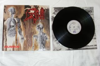Death,  Human,  Vinyl Lp.  R / C Records.  With Press Release.  Death Metal.
