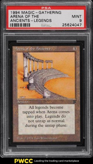 1994 Magic The Gathering Mtg Legends Arena Of The Ancients Psa 9