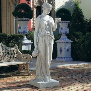 Ancient Greek Goddess Of Youth Large 62 " Garden Statue By Bertel Thorwaldsen