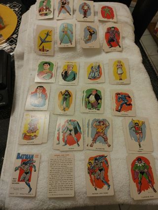1966 Whitman Batman Playing Card Game Deck Complete Robin Dc Comics Marvel