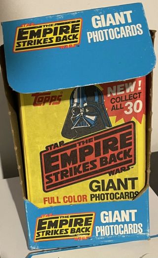 Topps Star Wars The Empire Strikes Back Giant Color Photo Cards 31 Packs