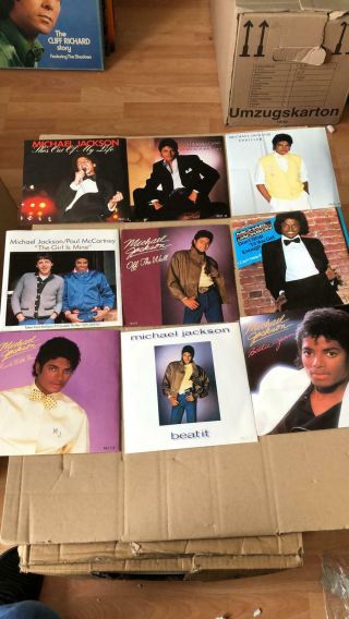 Vinyl 7 " Singles Limited Edition Michael Jackson Colored Vinyl (vg) Schallplatten