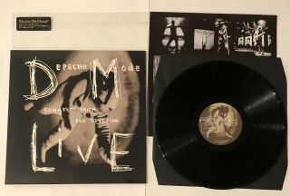 Depeche Mode Songs Of Faith And Devotion Live Lp Rare Gatefold