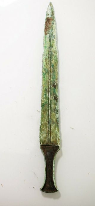 Zurqieh - As18704 - Ancient Luristan Bronze Sword.  Stunning.  1200 - 900 B.  C