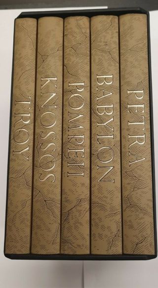 Folio Society - Lost Cities Of The Ancient World (5 Vol Box Set) 2005