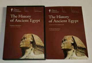 The Great Courses History Of Ancient Egypt 8 Dvd Set W/course Guidebook