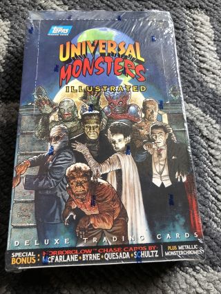 1994 Topps Universal Monsters Illustrated Cards Factory