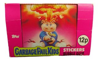 1985 Topps Uk Garbage Pail Kids Series 1 Wax Box W/ 48 Wax Packs