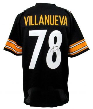 Alejandro Villanueva Signed Steelers Black Custom Usa Football Jersey Jsa 159407