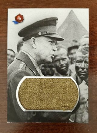 2021 Historic Autographs 1945: The End Of Wwii Dwight Eisenhower Uniform Relic