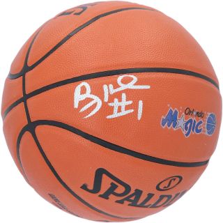 Penny Hardaway Orlando Magic Signed Spalding Throwback 1989 - 99 Logo Basketball