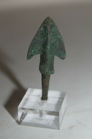 Quality Ancient Greek Bronze Arrowhead 6/5th Cent Bc