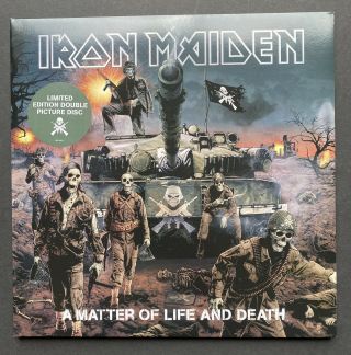 Iron Maiden - A Matter Of Life And Death - Ltd Ed Double Pic Disc Vinyl Lp 2006