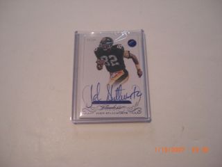 John Stallworth Steelers 2015 Flawless Greats Sapphire Auto 15/20 Signed Card