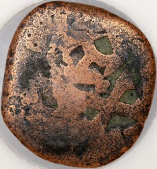 World Pirate Era Spanish Bronze Nummis C.  1400 - 1600 Ad Ancient Coin In Slab "