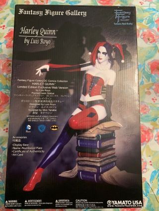 Fantasy Figure Gallery: Harley Quinn By Luis Royo Web Exclusive Statue