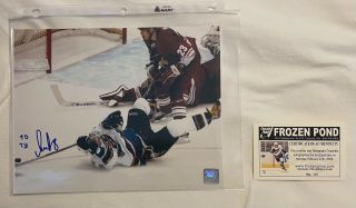Alexander Ovechkin Signed " The Goal " 8x10 Photo Autographed Frozen Pond