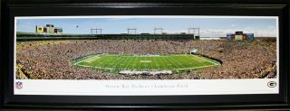 Green Bay Packers Lambeau Field Nfl Photo Framed 43x18