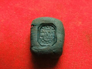 Ancient bronze ring seal Middle Ages 3