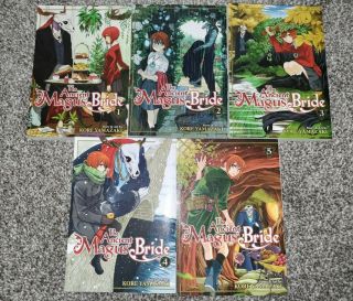 The Ancient Magus Bride - English Manga Set,  Books 1,  2,  3,  4,  5 -