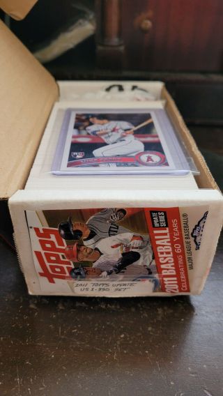 2011 Topps Update Complete Set With Mike Trout Rookie / Classic Issue,  High End