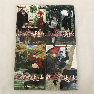 The Ancient Magus Bride English Language Manga Set,  Books 1,  2,  3,  4