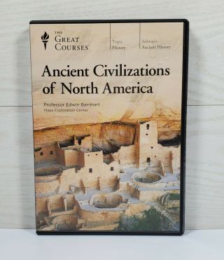 The Great Courses Ancient Civilizations Of North America (2018,  4 - Dvd Set)
