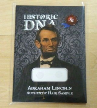 Abraham Lincoln Historic Autographs Potus First 36 Authentic Hair Dna Relic /30